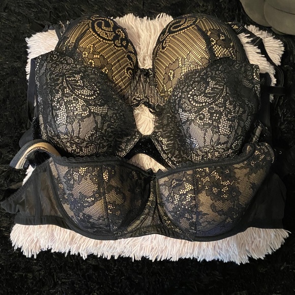 other Other - Bundle bras beautiful lace over black all 3.